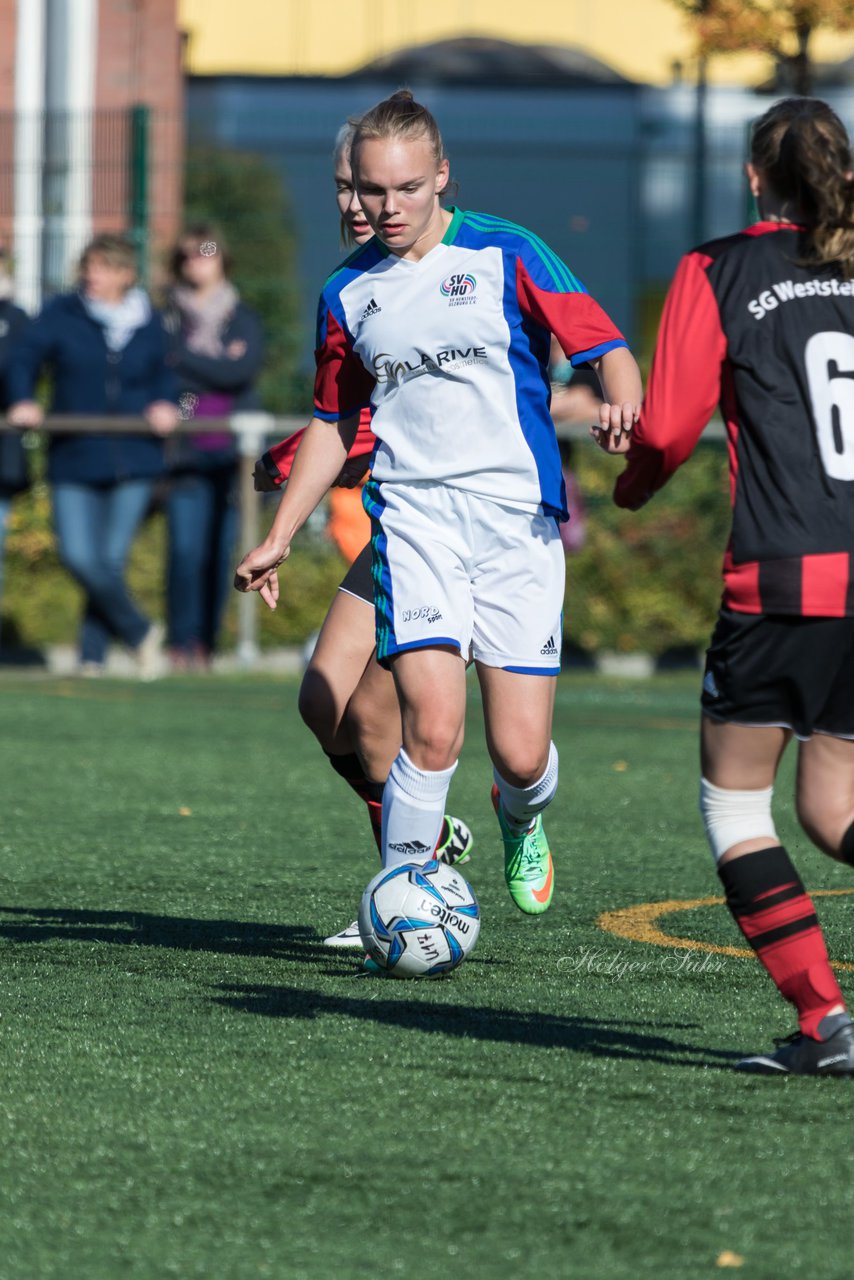 Bild 342 - B-Juniorinnen SV Henstedt Ulzburg - SG Weststeinburg : Ergebnis: 4:0